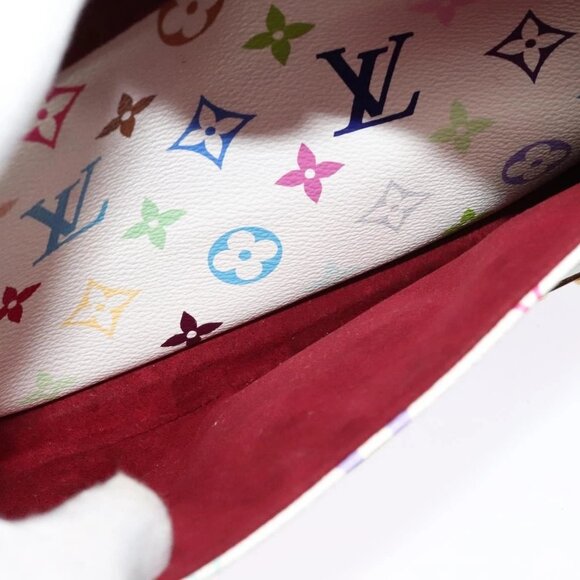 LOUIS VUITTON Monogram Multicolor Rita Hand Bag 2way White M40125 LV Auth 132529 - Picture 10 of 16